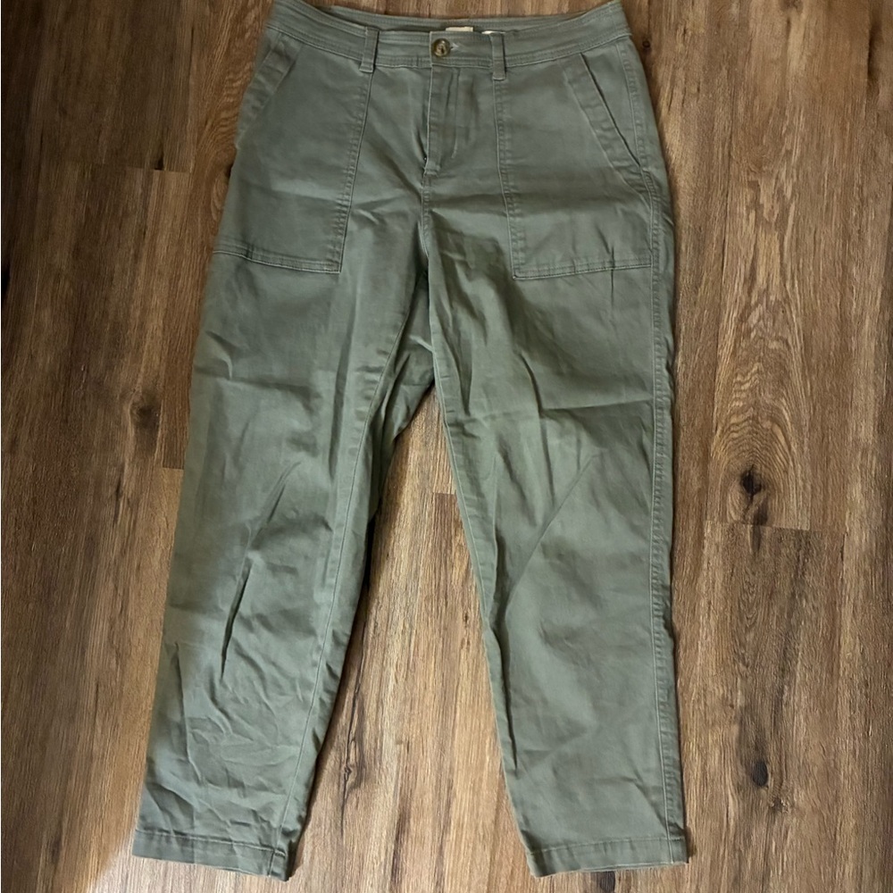 a new day Green Cargo Pants Versatile Cotton Blend